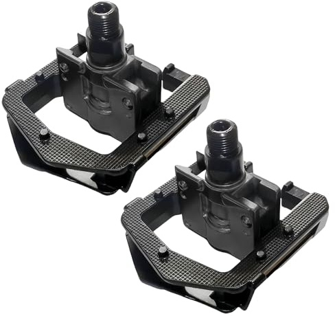 Fahrradpedale Faltbar, Fahrrad Pedale Set, Faltbar Anti-Rutsch Fahrradpedal Set, Klapppedale Fahrrad 1 Paar, Pedale Fahrrad Mit Reflektoren, Für Mountainbike, Klapprad, Rennrad
