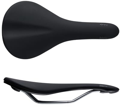 Fabric Scoop Elite Flat Saddle – CroMo Rails - Aggressive Riding Posture - 142mm x 282mm