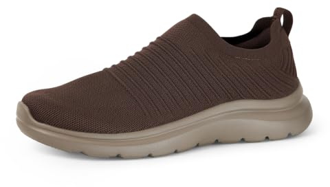 Amazon Essentials Zapatos para Caminar sin Cordones para Hombre, marrón, 9.5