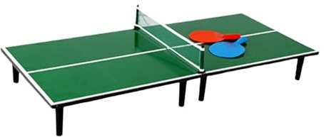 Mini juego de tenis de mesa con 2 palas, compacto de 90 x 40 cm, juego deportivo para niños para interiores y exteriores