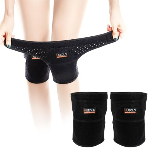 HUEGLO Dance Knee Pads for Volleyball,Soft Sponge Knee Pads for Men Women Kids Knees Protective,Knee Support for Avoid Floor Burns & Bruising,1Pair,Large