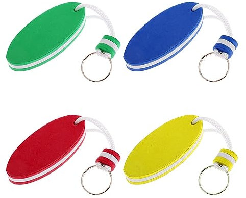 DDKY bootszubehör,schlüsselanhänger Boot,schwimmender schlüsselanhänger,schlüsselanhänger schwimmend,4 Stück, schützt kleine Gegenstände wie Schlüssel, geeignet für Verschiedene Wassersportarten