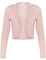 KAFFE Bolero KAankra Damen Bolero Festlich Jäckchen mit Langarm Kurze Strickjacke Peach Whip W. Metallic S
