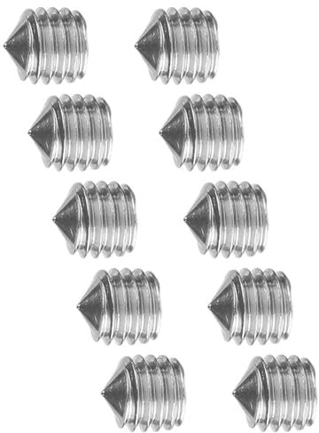 HSIXHAF 10x juego de tornillos prisioneros M6x6 manija de puerta juego de manijas de puerta tornillos prisioneros