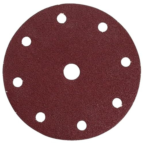 Makita P-32655 - Dischi abrasivi con retro in velcro, 15,2 cm, colore: Rosso