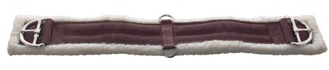 Pfiff 005260-50-70 Sangle de selle western Fourrure Marron 65 cm