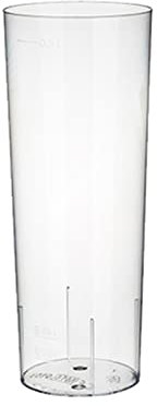 10 Gläser für Longdrinks, PS 0,3 l Ã 5,85 cm · 15,2 cm glasklar Plastik