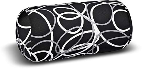 Invitalis 5243 Kuschel-Maxx Relaxkissen, Linien Schwarz