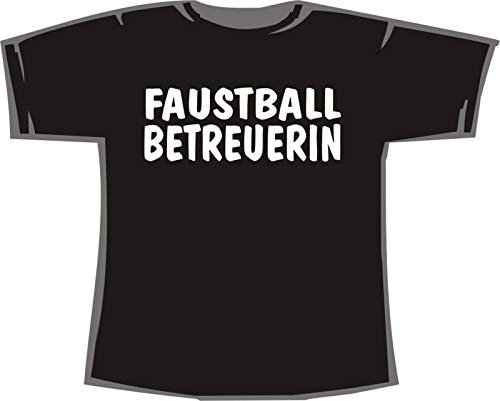 Faustball Betreuerin; T-Shirt schwarz, Gr. XXL