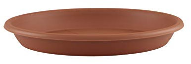 Artevasi Plato Redondo de plástico para Maceta de 45 cm, Color Terracota