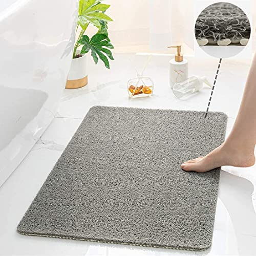 Duschmatte rutschfest, 60 x 40 cm Weich Komfort Sicherheits Badewannenmatte, Antibakterielle Badematte mit Ablauflöchern, Antirutschmatte Dusche für Badewanne und Nassbereiche