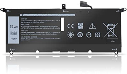 BIUBOTY DXGH8 Battery Compatible with Dell Laptop Battery DXGH8 for XPS 13 9305 9370 9380 7390 Inspiron 5391 5390 7490 7390 7391 2-in-1 Latitude 3301
