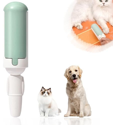 Darryy Wiederverwendbare Fusselrollen, Fusselrolle Tierhaare Wiederverwendbar, Fusselrolle Tierhaare, Reinigung von Haustieren, Beseitigung von Haarausfall bei Hunden und Katzen