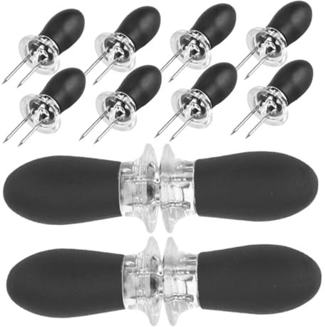 BESPORTBLE 12 Stück Maisgabel Aus Edelstahl Kleiner Maishalter Wiederverwendbare Maisgabel Maiskolbenhalter Professionelle Maisgabel Maisgabel Für Den Täglichen Gebrauch Maisgabeln