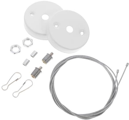 Luxshiny 2juegos Cadena Colgante Para Señalización De Emergencia y Luces De Salida Para Instalaciones Centros Comerciales Oficinas y Hoteles Longitud