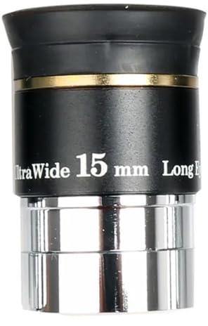 Piezas for Ocular de telescopio Ultra Gran Angular de 66 Grados y 15 mm Piezas for telescopio astronómico con Ocular Gran Angular de 15 mm Piezas para telescopio astronómico