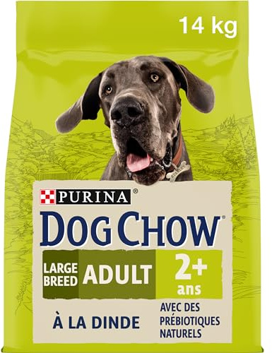 PURINA DOG CHOW Large Breed Crocchette per Cani Adulti con Tacchino Sacco da 14kg