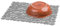 iDesign Tappetino lavandino, Tappetino lavello cucina grande in plastica, Accessori lavello che proteggono stoviglie e lavelli in acciaio, grigio
