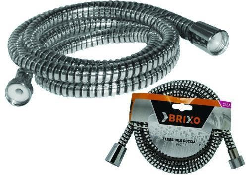 Flexible pour douche de 2 mètres en PVC Brixo