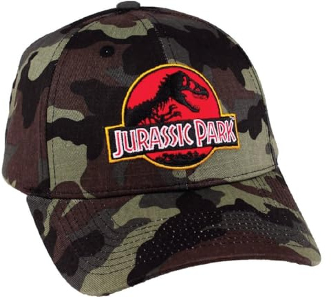 cotton division Jurassic Park Camo Logo Männer Cap Multicolor 100% Baumwolle Fan-Merch, Filme