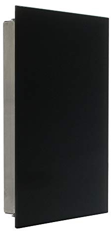 Profirst Armoire à clés Glarus Black Fermeture magnétique pour 8 clés Porte en Verre Corps en Acier Inoxydable, matériel de Fixation Inclus