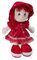 MARUKATSU Stoffpuppe Baby Mädchen Größen 24 x 40 cm weiches Spielzeug Puppe Prinzessin Geschenke Mädchen 0 + Geschenke Geburtstag Taufe Valentinstag Weihnachten Puppe mehrfarbig (rot)