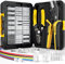 DxCRIMP JST Crimpzange Set, JST-PH 2,0mm + JST-XH 2,5mm Crimpzange Stecker Set, Dupont Stecker Set, Es gibt 24 Stile Stecker mit Abisolierzange, Crimpzange 0,03-0,5mm² Für Dupont, Molex, JST-VH 3,96mm