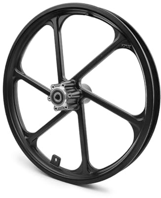 Fahrradanhänger für , 40,6 cm (16 Zoll), Nabe aus schwarzer Legierung, Kugellagerdurchmesser 10 mm, Halterung für pneumatische Reifen 40,6 x 4,5 cm (16 x 1,75 Zoll) (nur im Lieferumfang