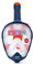 Sunflex Full Face Mask Kraken L/XL | Schnorchelmaske | Tauchmaske | Schnorchel mit Vollmaske | Vollgesichtsmaske Schnorchelausrüstung | Panoramablick | Unisex | ab 10 Jahre | Schwimmbad & Strand