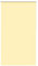 vidaxl blackout roller blind - yellow 125x210 cm, polyester window shade, light & privacy control, chain connector included
