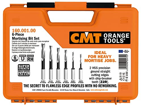 CMT 160.001.00 Set con 6 Punte Elicoidali per Mortasare, Grigio