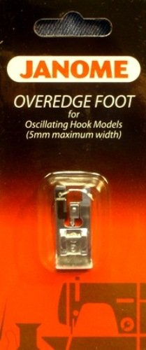 Janome Overedge Foot for Oscillating Hook Models (5mm Maximum Width)