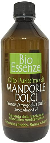 BioEssenze Oli Purissimi per uso Alimentare e/o Topico - Pressati a freddo - Senza Solventi (Mandorle Dolci 250ml)