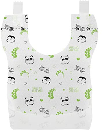 Chicco Einweg-Lätzchen kompostierbar, ökologische Lätzchen, saugfähig und wasserfest, Entwöhnungslätzchen für Babys und Kleinkinder - Baby-Zubehör 6+ Monate, mehrfarbig 36 Stück (1er Pack)