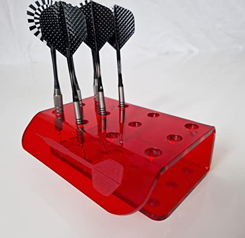 Selfmade Darthalter Dartständer Dartpfeil Acryl Display (Rot)