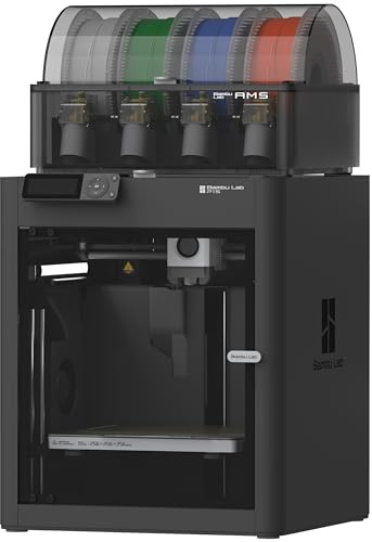Bambu Lab P1S Combo, P1S 3D Printer and AMS, Multi-Color 3D Printing