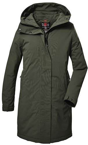 G.I.G.A. DX Mujer Parka funcional/parka con capucha GW 73 WMN PRK, oliv, 40, 42931-000