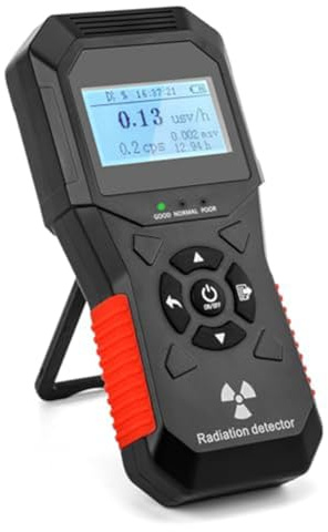 Aliaga Geiger - Detector de radiación nuclear contador. Dosímetro de radiación de aguas residuales nucleares. Monitor de radiación portátil recargable
