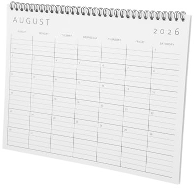 HOMSFOU Calendario Da Parete Mensile 2026 Calendario Da Parete Per Famiglie 2026 Verticale 2026 Minimalista