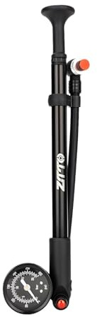 LIXSAZSE Bicycle Front Fork Rear Shock Pump With Gauge High Pressure Shock Pump Easy Inflate And Deflate Feature For Mountain Bike Fork 300 PSI T Handle
