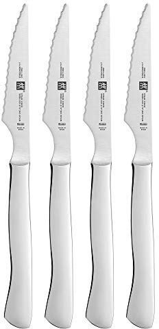 ZWILLING 4-pc Stainless Steel Serrated Steak Knife Set