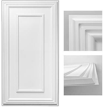 Art3d 12 Stück PVC-Deckenfliesen Plastikfolie Deckenpaneele 120 x 60 cm 8,8 m²