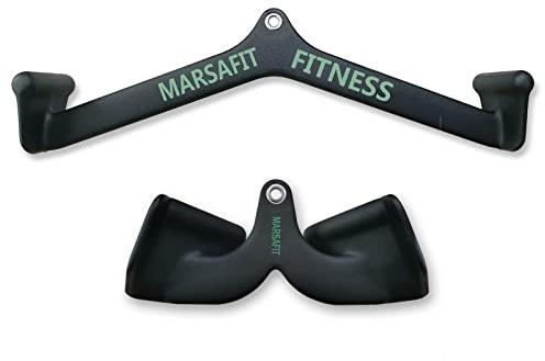 MARSAFIT Home Gym Fitness Canottaggio T-bar V-bar Puleggia Cavo Accessori Allegati Bicipiti Curl Tricipiti Lat Pulldown Press Down