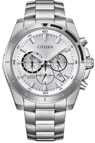 CITIZEN Herren Analog Quarz Uhr mit Edelstahl Armband AN8200-50A
