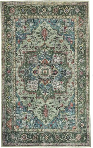 RugVista Georgia Oriental Teppich, 160 x 230 cm, Grün/Multi