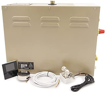 Kit generador de ducha de vapor, Sistema de ducha de generador de vapor autodenominado comercial 4. 5kw Kit de generador de ducha de vapor for salón de vapor calefacción de espacio adecuado para uso d