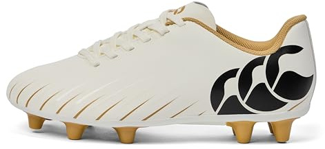 Canterbury Speed Falcon FG Junior Rugby Boots UK 5 White