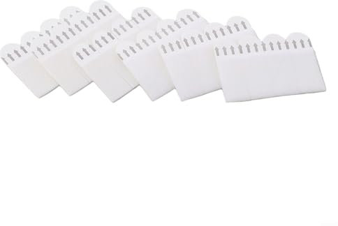 Lot de 12 paires d'autocollants double face pour décoration murale - 16 x 46 mm