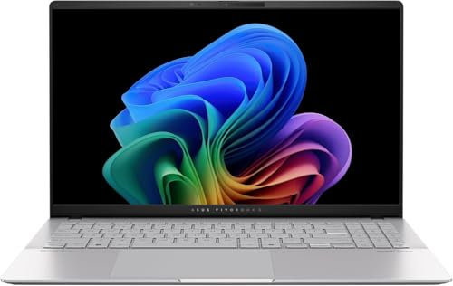 ASUS Vivobook S15 S5507 15.6 Laptop | Snapdragon X Plus X1P-42-100 CPU | 16GB RAM | 512GB SSD | 2880 x 1620 OLED Display | 1 Zone RGB Keyboard | Windows 11 Home | Silver