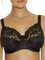 Fantasie Belle Full Cup Semi Sheer Bra Black Black 30H